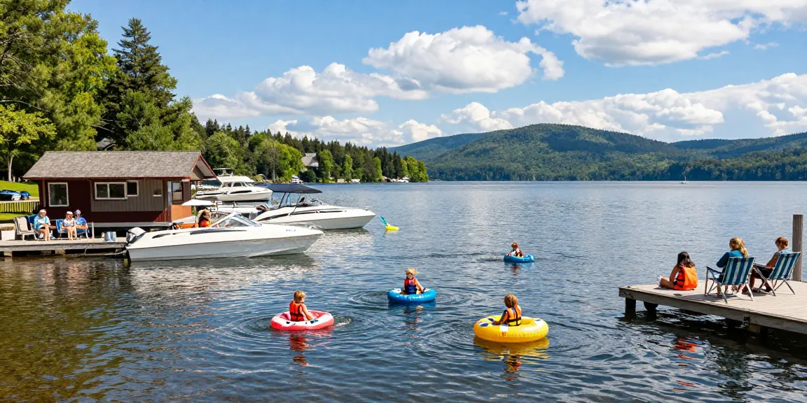 Enjoy boat rentals at Mountain Trout House Marina on beautiful Kawagama Lake.